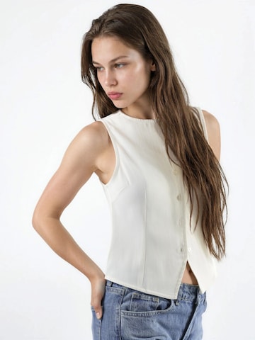 Chemisier Hiccup en blanc