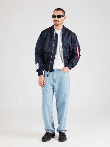 Veste mi-saison ALPHA INDUSTRIES en bleu