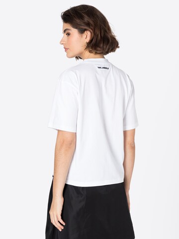 Tricou de la Karl Lagerfeld pe alb