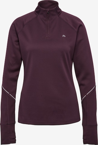 Newline Sportief sweatshirt 'Power' in Lila: voorkant