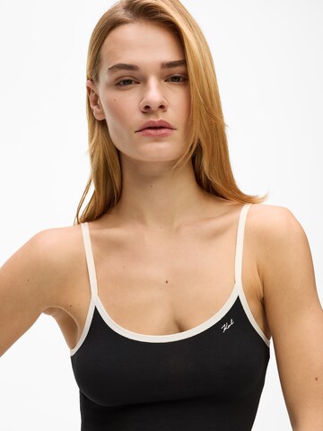 Karl Lagerfeld - Body 'Tanga' em preto