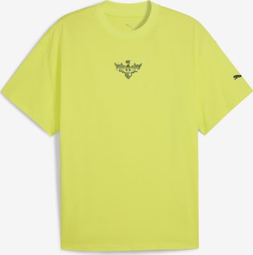 T-Shirt fonctionnel 'Melo Alwayz On 1' PUMA en jaune : devant