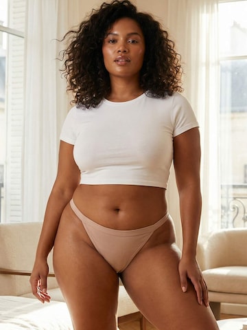 Trendyol Curve - Braga en beige: frente
