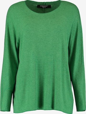 ZABAIONE - Camisa 'Anna' em verde: frente