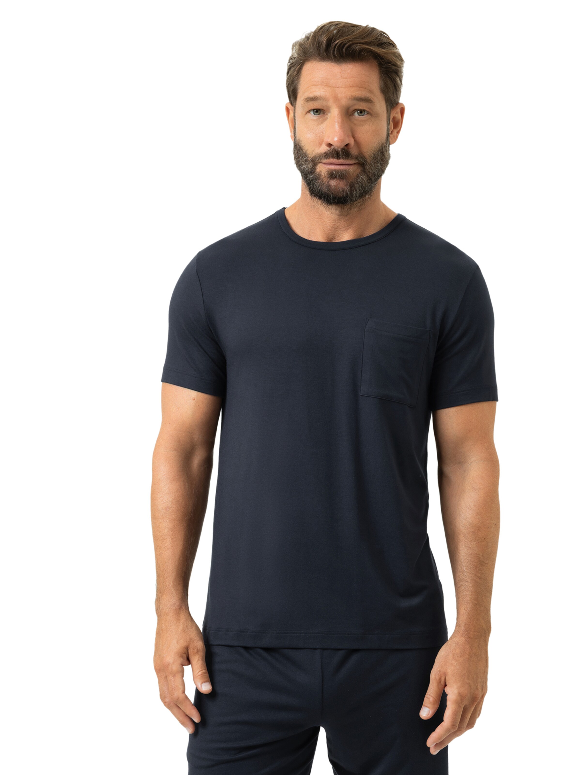 T-Shirt 'Jefferson Modal' Mey en bleu : devant