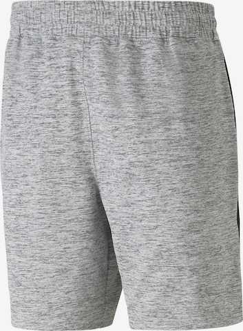 PUMA Regularen Športne hlače | siva barva: sprednja stran