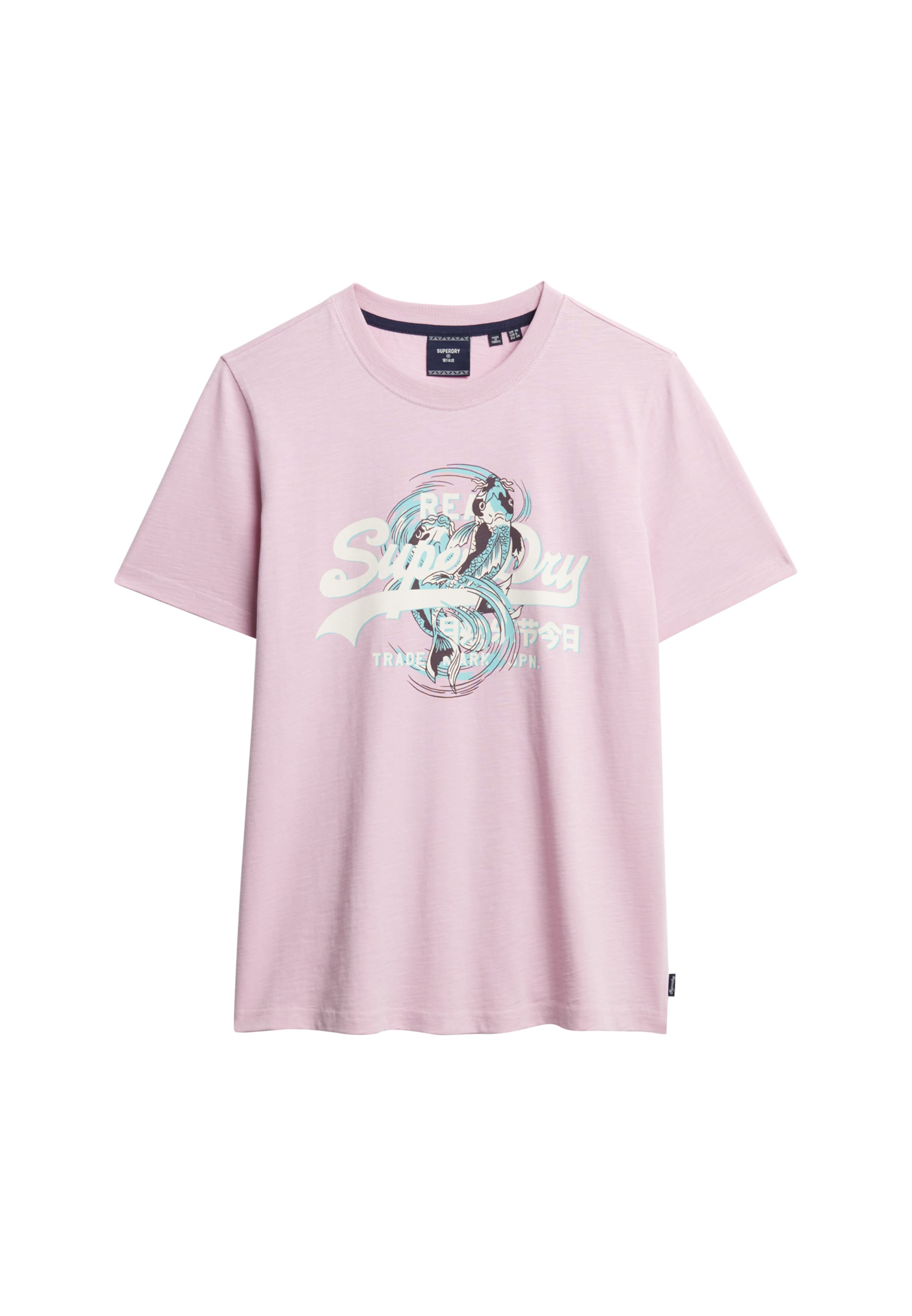 Superdry Тениска в лилав: отпред