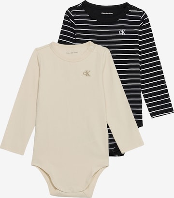 Tutina / body per bambino di Calvin Klein Jeans in beige: frontale