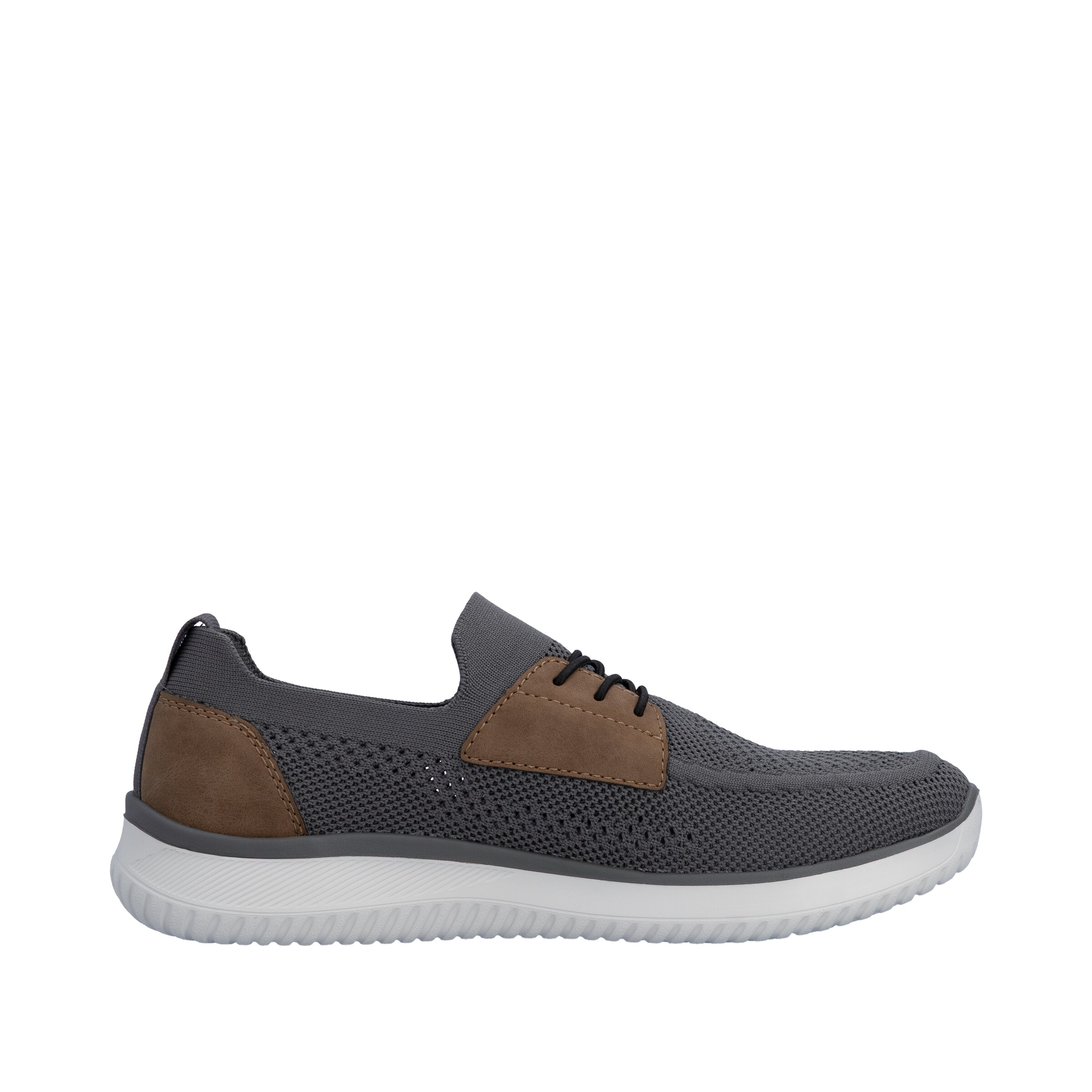 Chaussure à lacets Rieker en gris