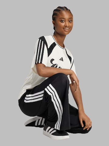 Wide Leg Pantalon de sport ADIDAS SPORTSWEAR en noir