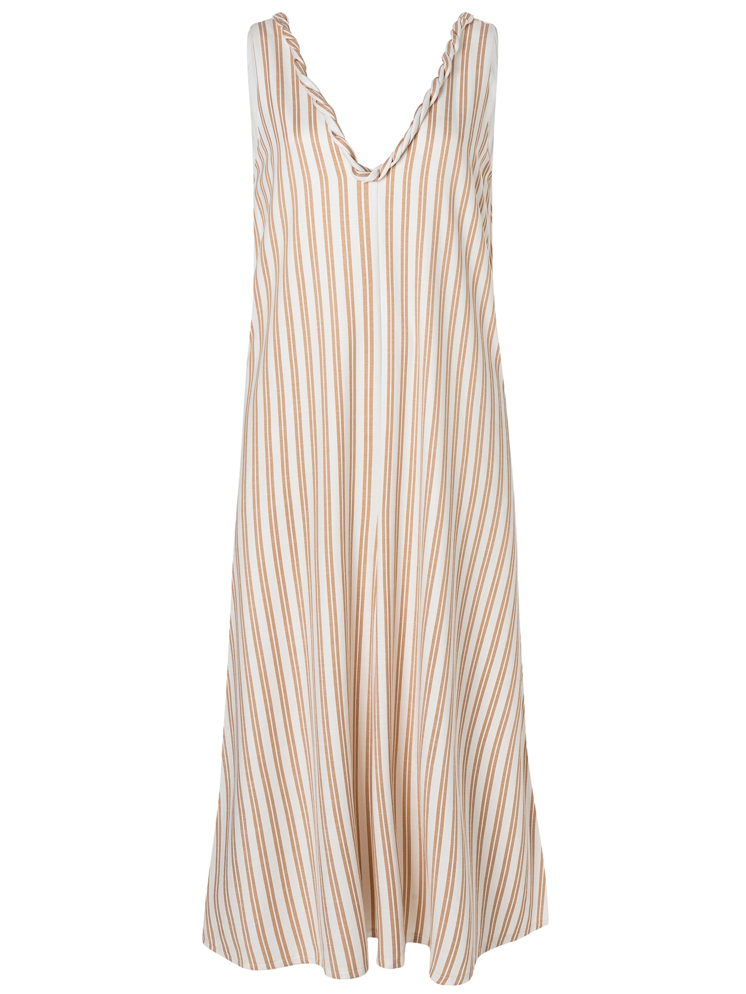 Ana Alcazar Jurk 'Zatea' in Beige: voorkant