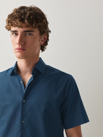 Next Regular Fit Hemd 'N. Premium' in Blau