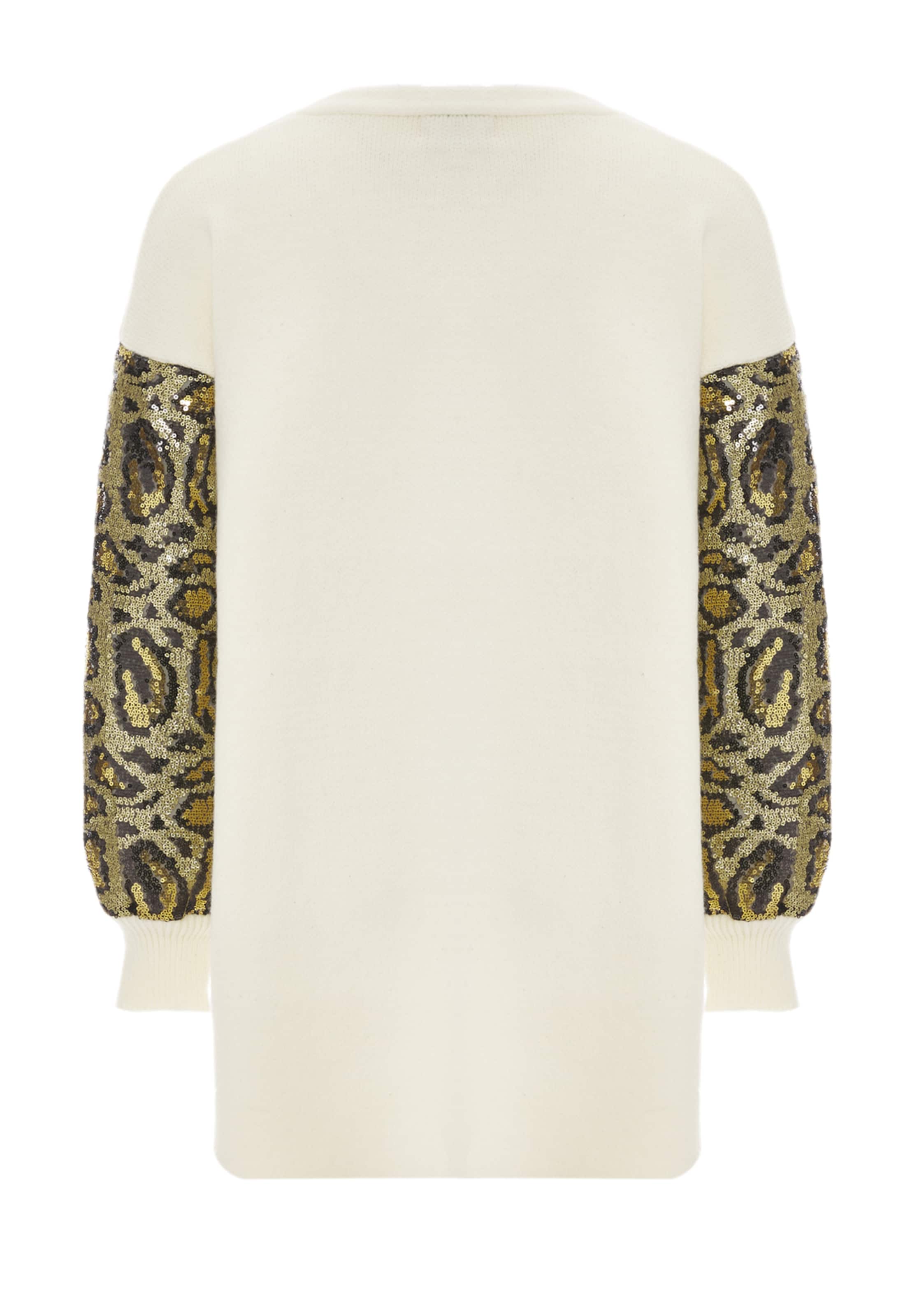 IMANE - Casaco de malha em branco