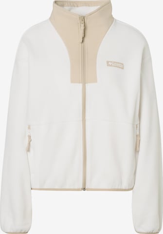 COLUMBIA - Casaco de velo funcional 'Sequoia Grove™ II' em branco: frente