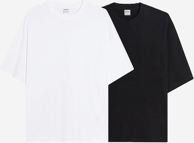Bershka Majica veličine XS u crna / bijela, Pregled proizvoda