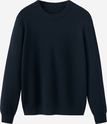 MANGO MAN Pullover 'LUXUS' i blå: forside