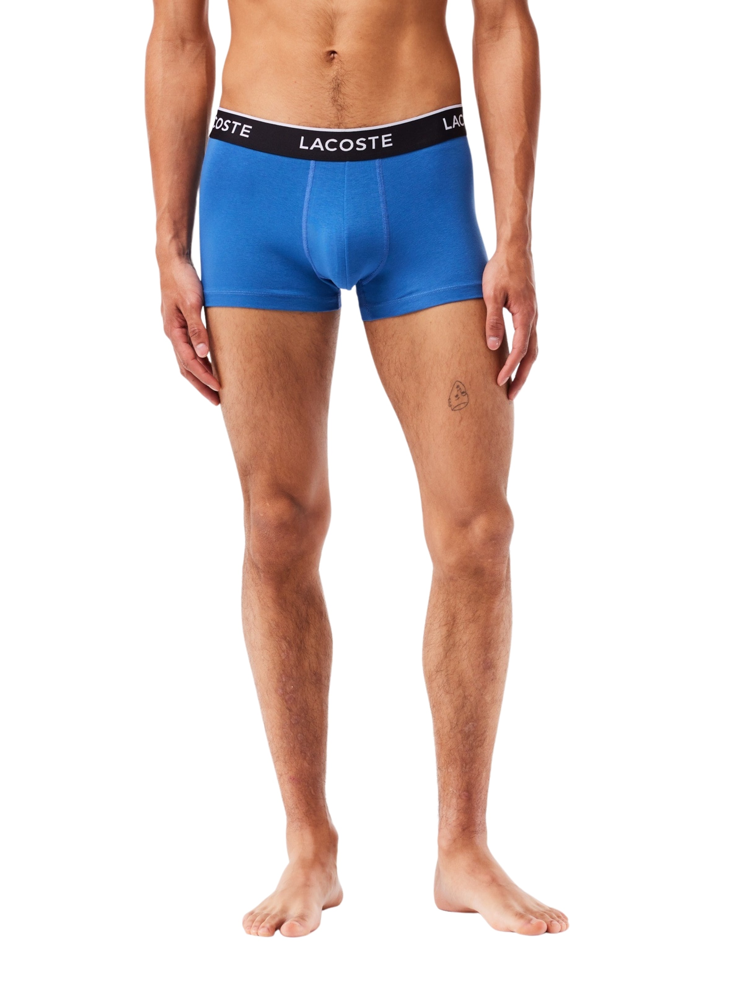 LACOSTE Boxerky 'Casualnoirs' – modrá: přední strana