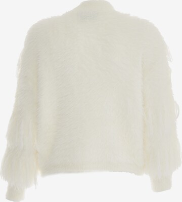 Cardigan faina en blanc