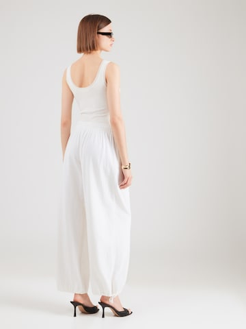 TOPSHOP Wide Leg Hose 'BEATE' in Weiß