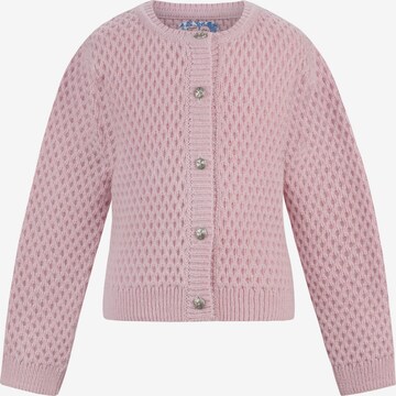 STOCKERPOINT Knit Cardigan 'Franca' in Pink: front