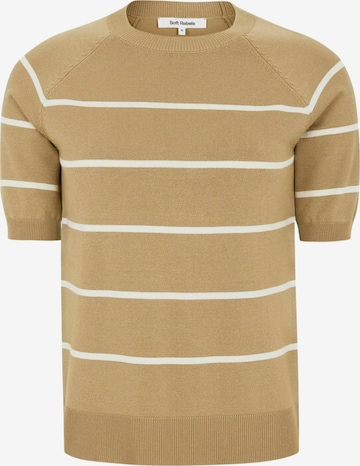Soft Rebels Trui ' SRMarla ' in Bruin: voorkant