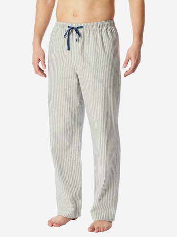 SCHIESSER Pyjamahose in Grau: Vorderseite