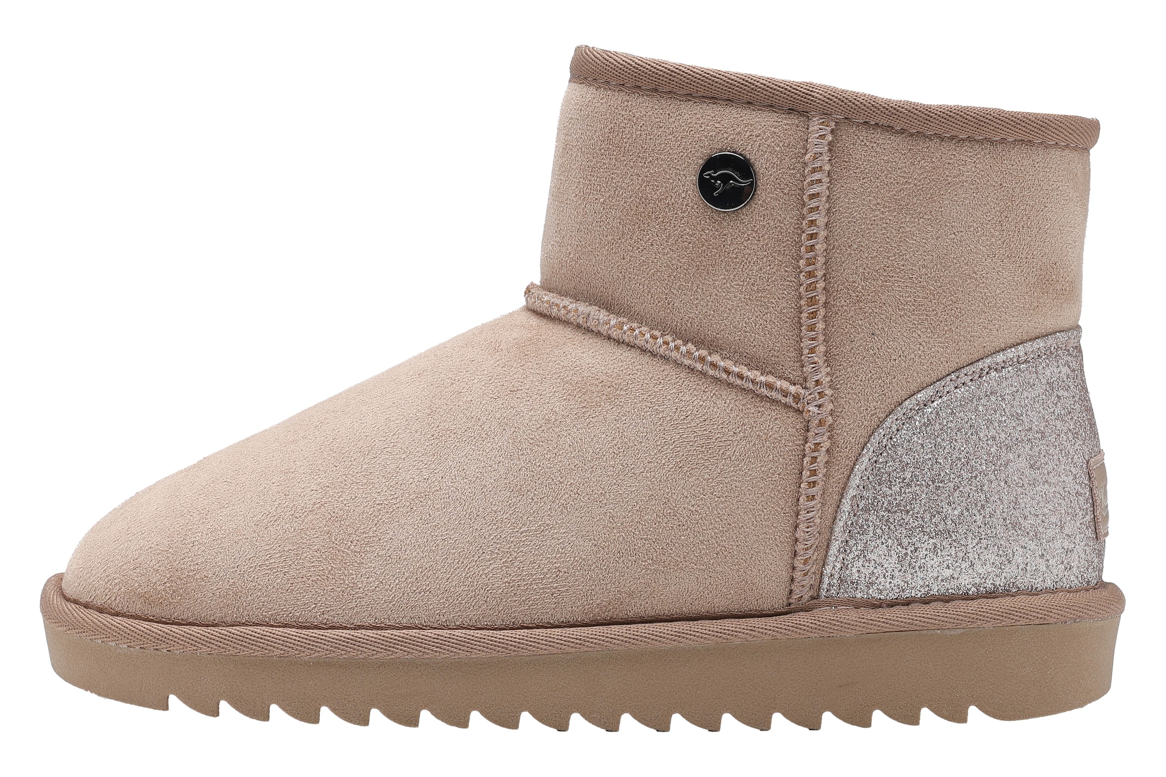 KangaROOS Snow Boots in Beige: front