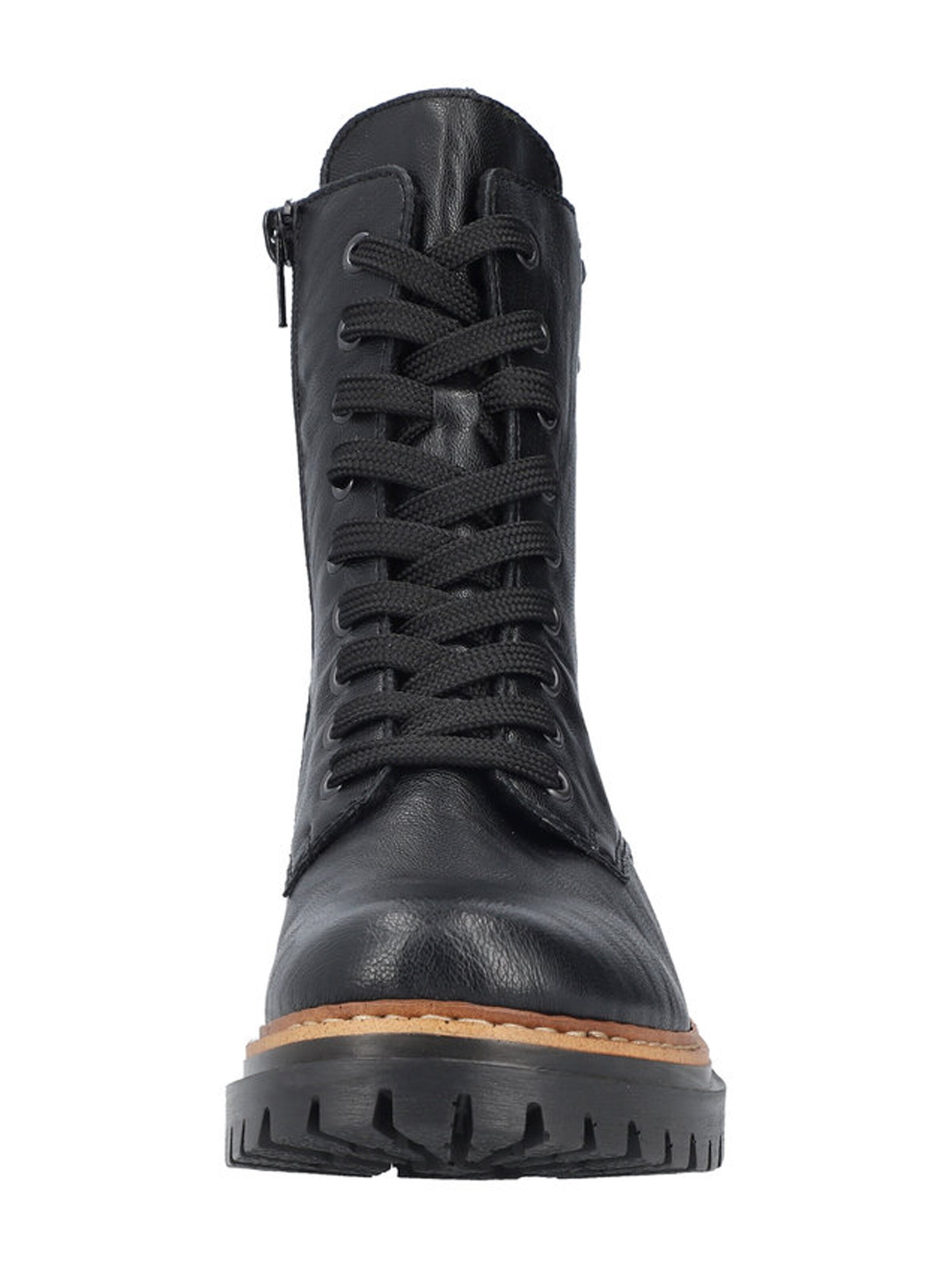 Ghete cu șireturi de la Rieker pe negru