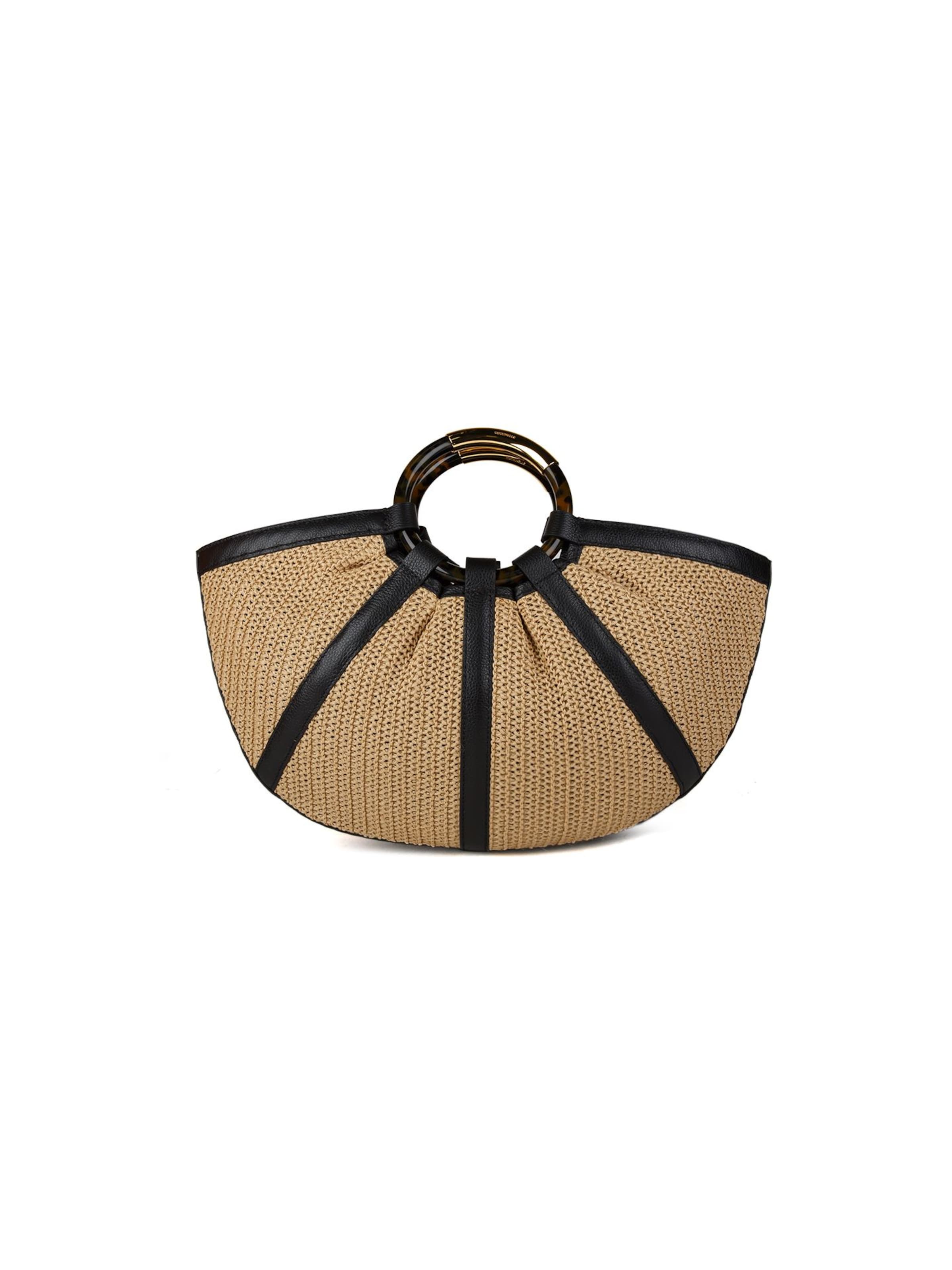 Sacs à main 'Coccinelle STRAW HANDBAG' Coccinelle en noir : devant