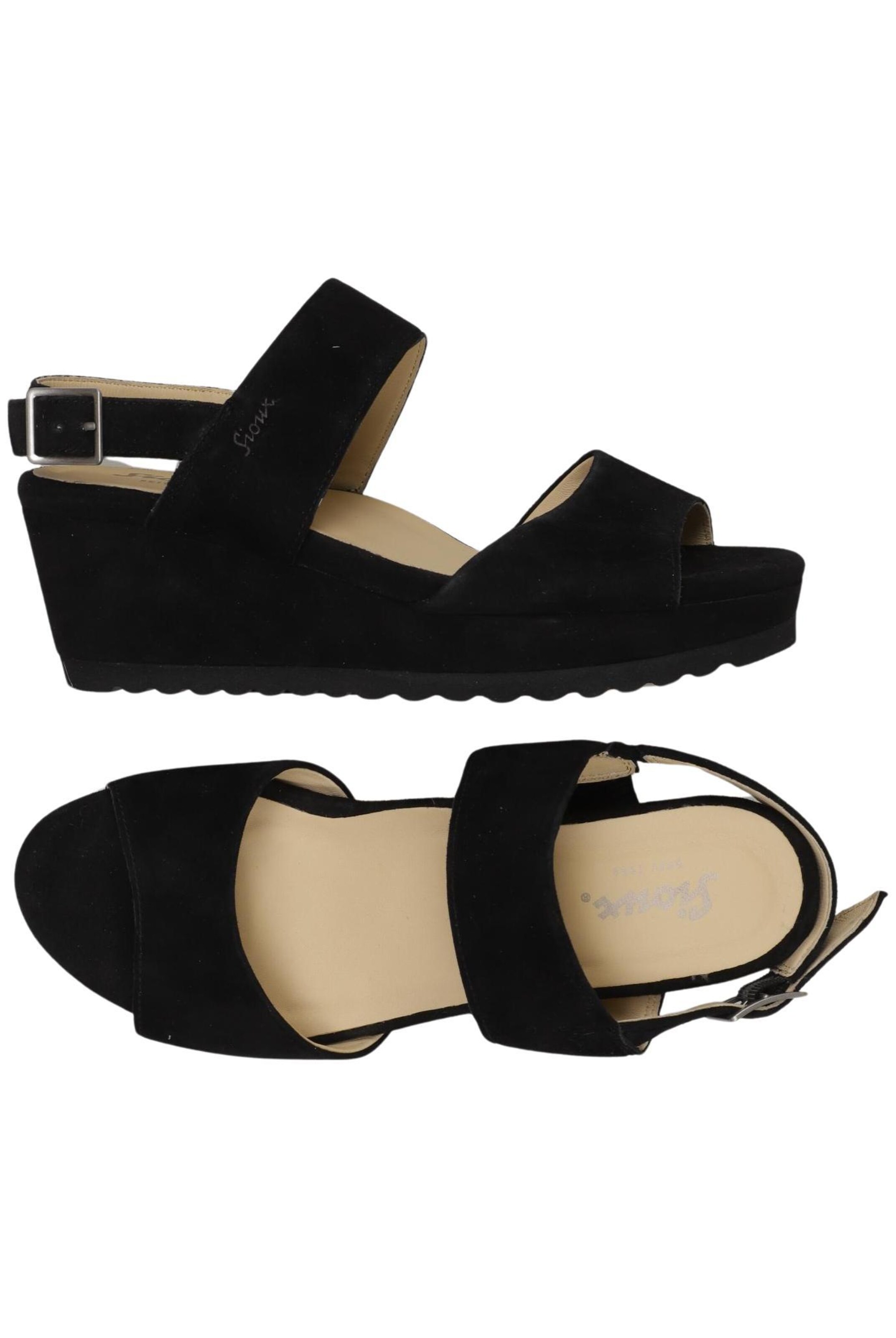 SIOUX Sandals & High-Heeled Sandals in 40 in Black: front