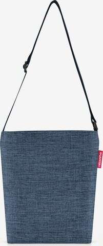 Borsa a spalla di REISENTHEL in blu: frontale