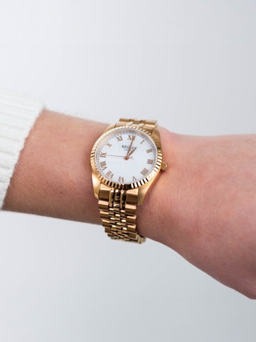 Montre à affichage analogique 'Régler Infinité Steel Silver/Rose Gold - Pearl' Régler en or