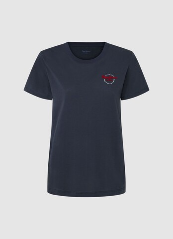 Pepe Jeans - Camisa 'Gabriela' em azul: frente