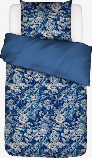 ESSENZA Bettbezug 'Yfke' (GOTS) in beige / kobaltblau, Produktansicht