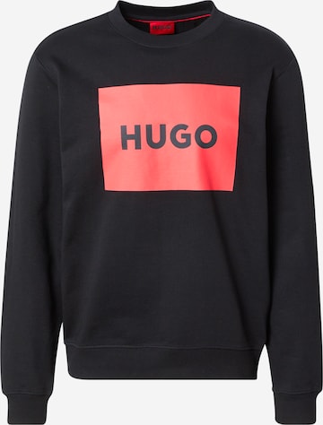 HUGO Collegepaita 'Duragol' värissä musta: etupuoli