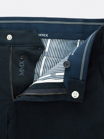 MEYER Regular Chino 'Lupus' in Blauw