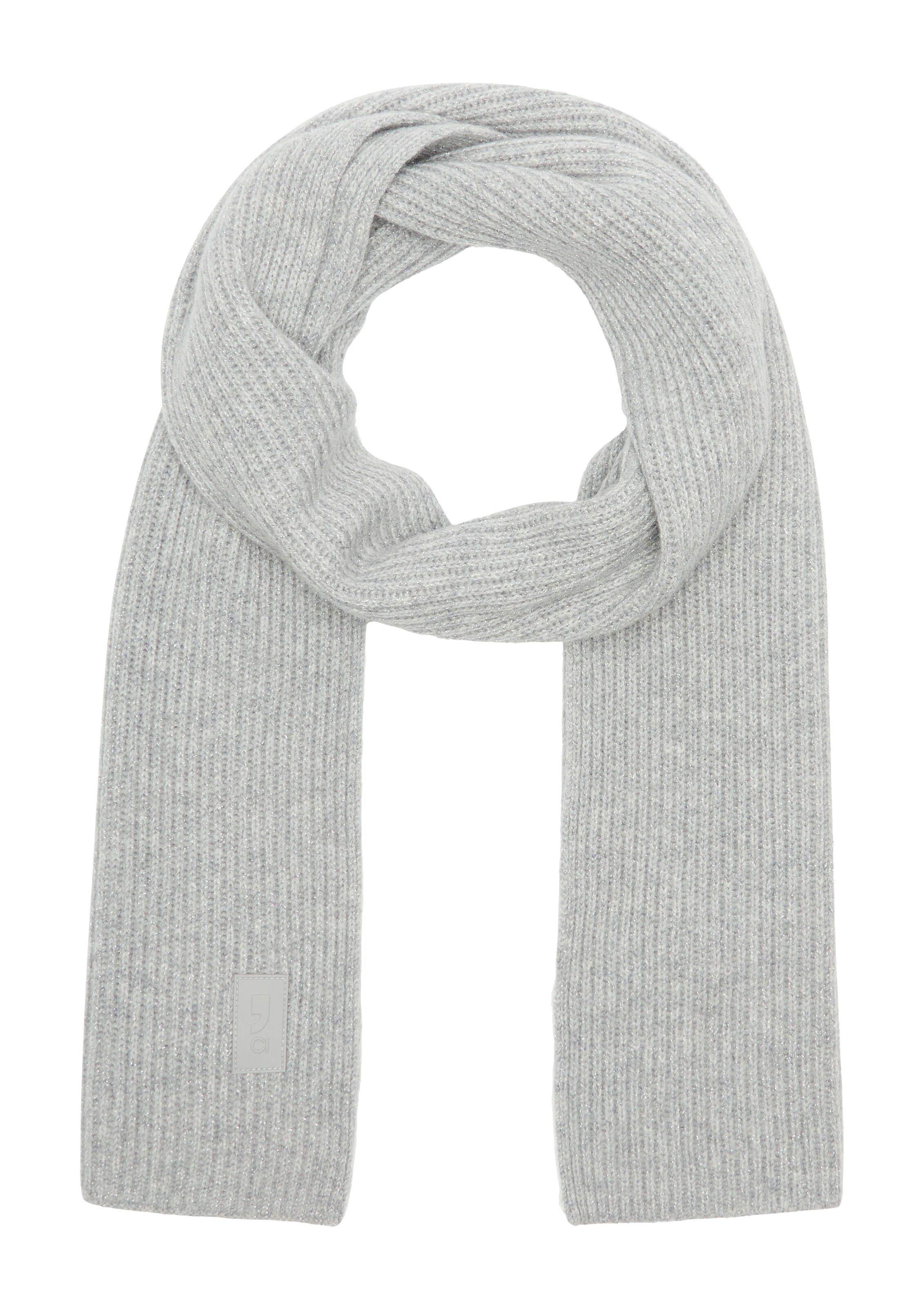 comma casual identity Schal in Grau: Vorderseite