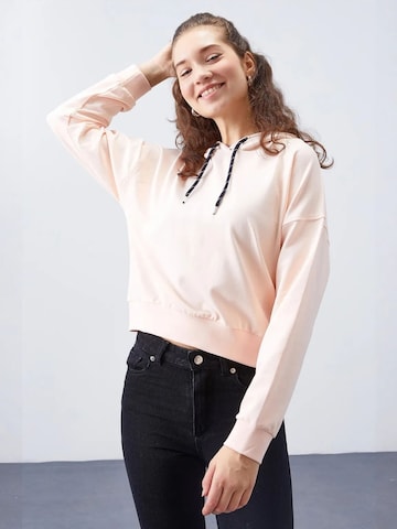 Tommy LifeSweater majica 'Sweatshirts' - roza boja
