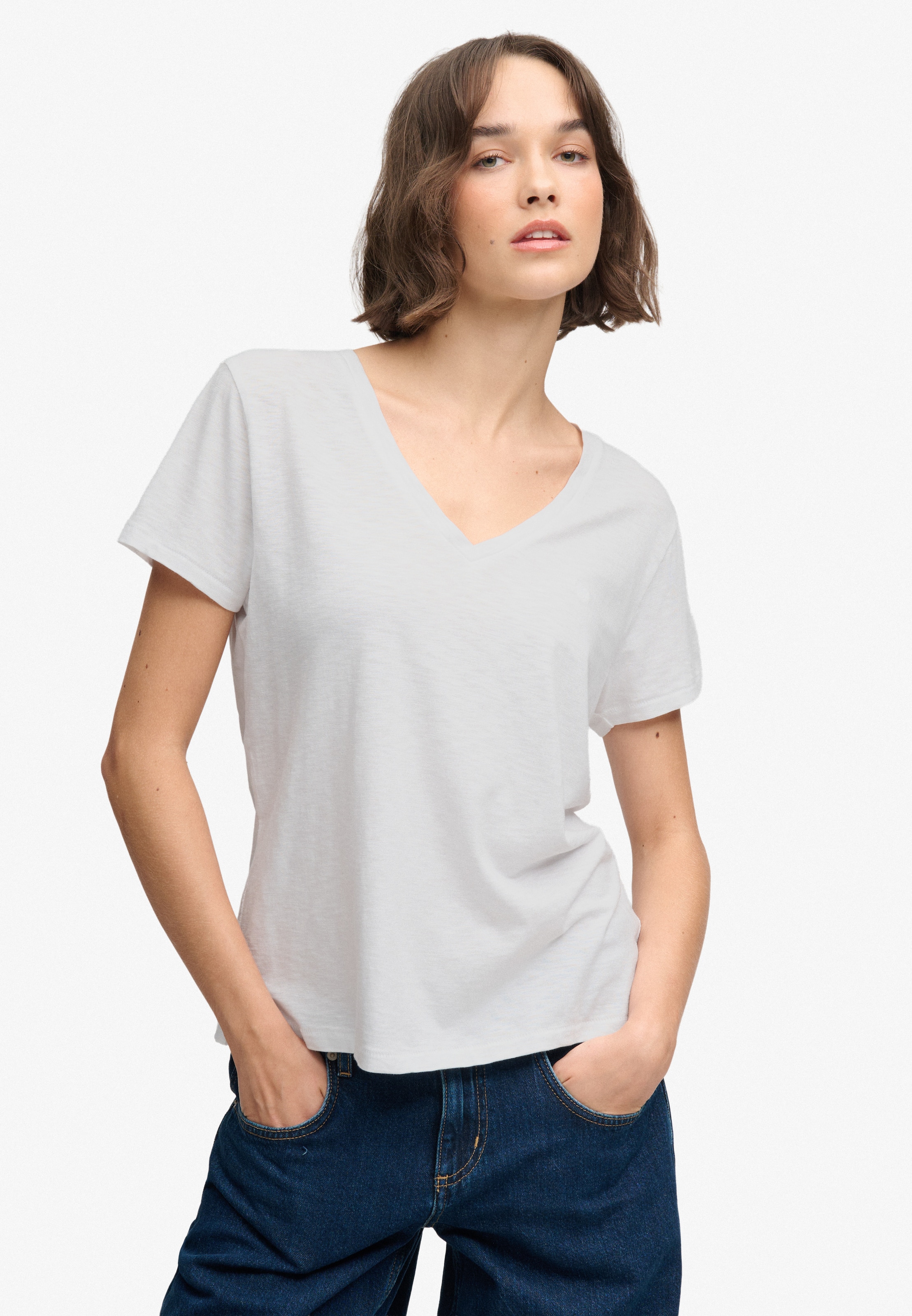Superdry & Co Koszulka w kolorze biały: przód