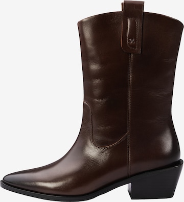 Bottes de cowboy LLOYD en marron : devant