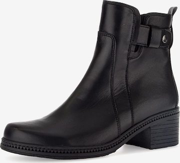 GABOR Ankle Boots in Black: front