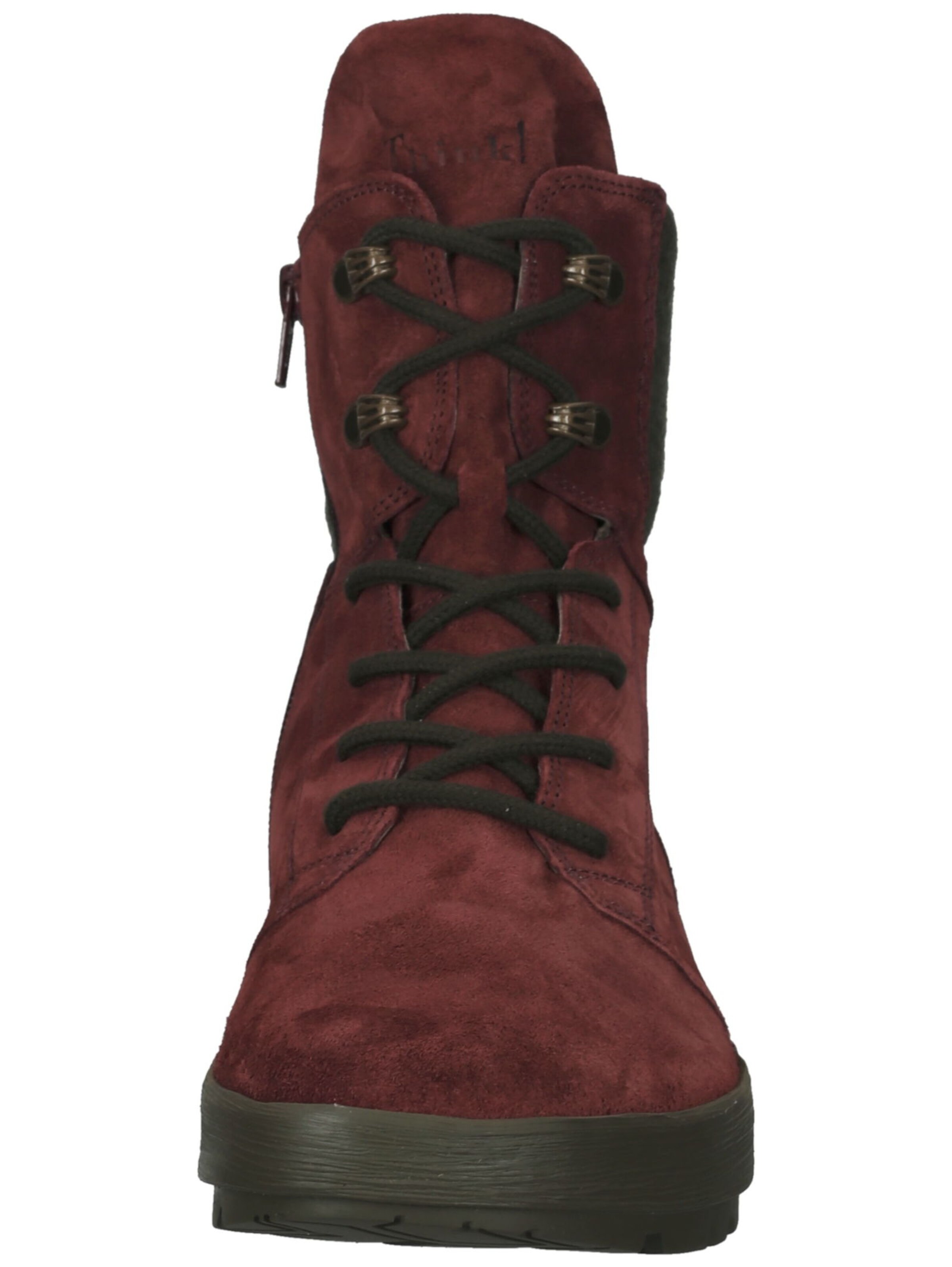 THINK! Lace-up bootie in Red