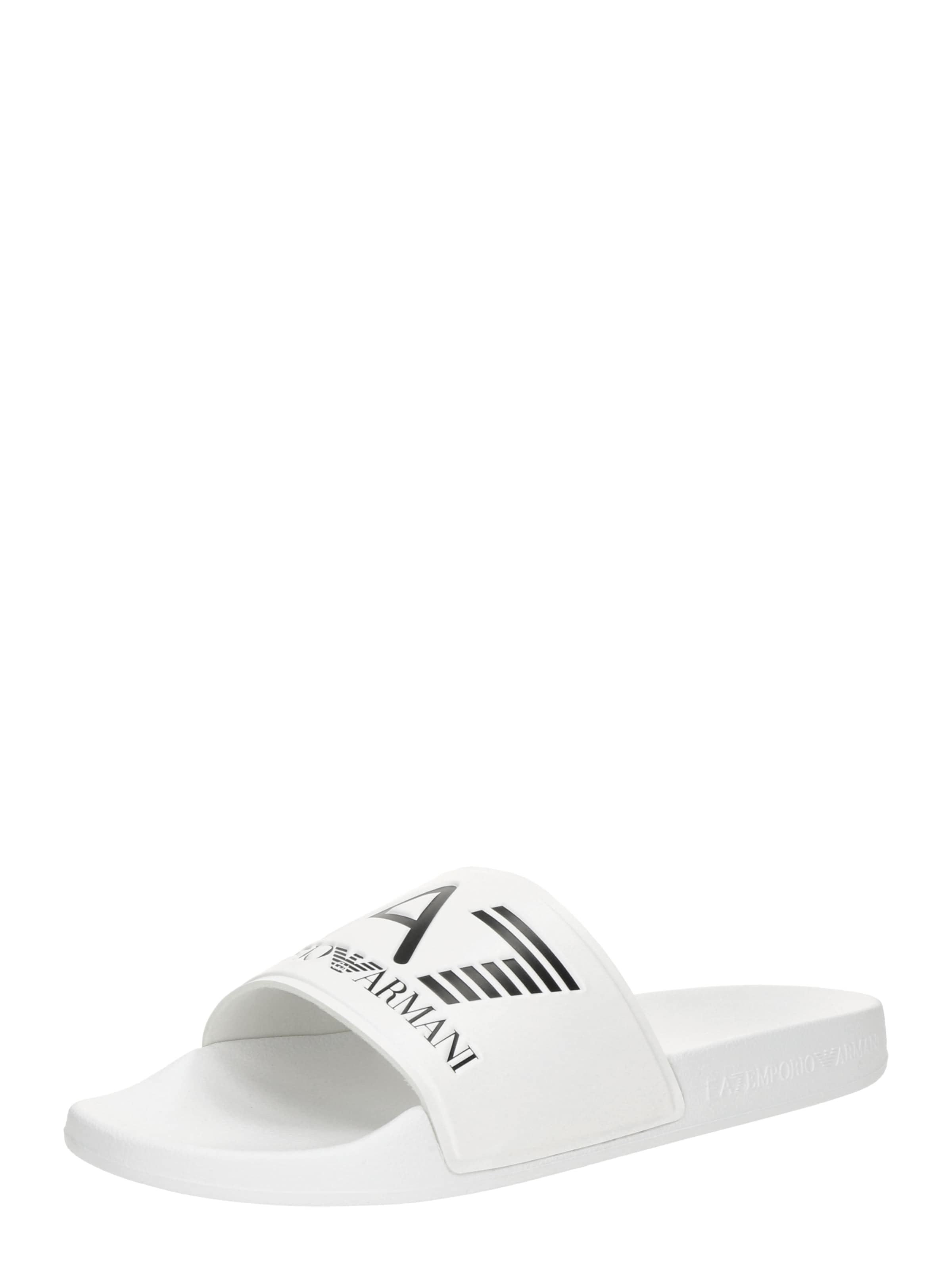 EA7 Emporio Armani Μιούλ σε λευκό: μπροστά