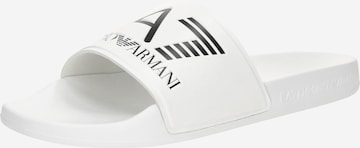 Mule EA7 Emporio Armani en blanc : devant
