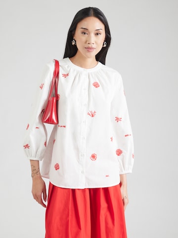 OUI Blouse in White: front