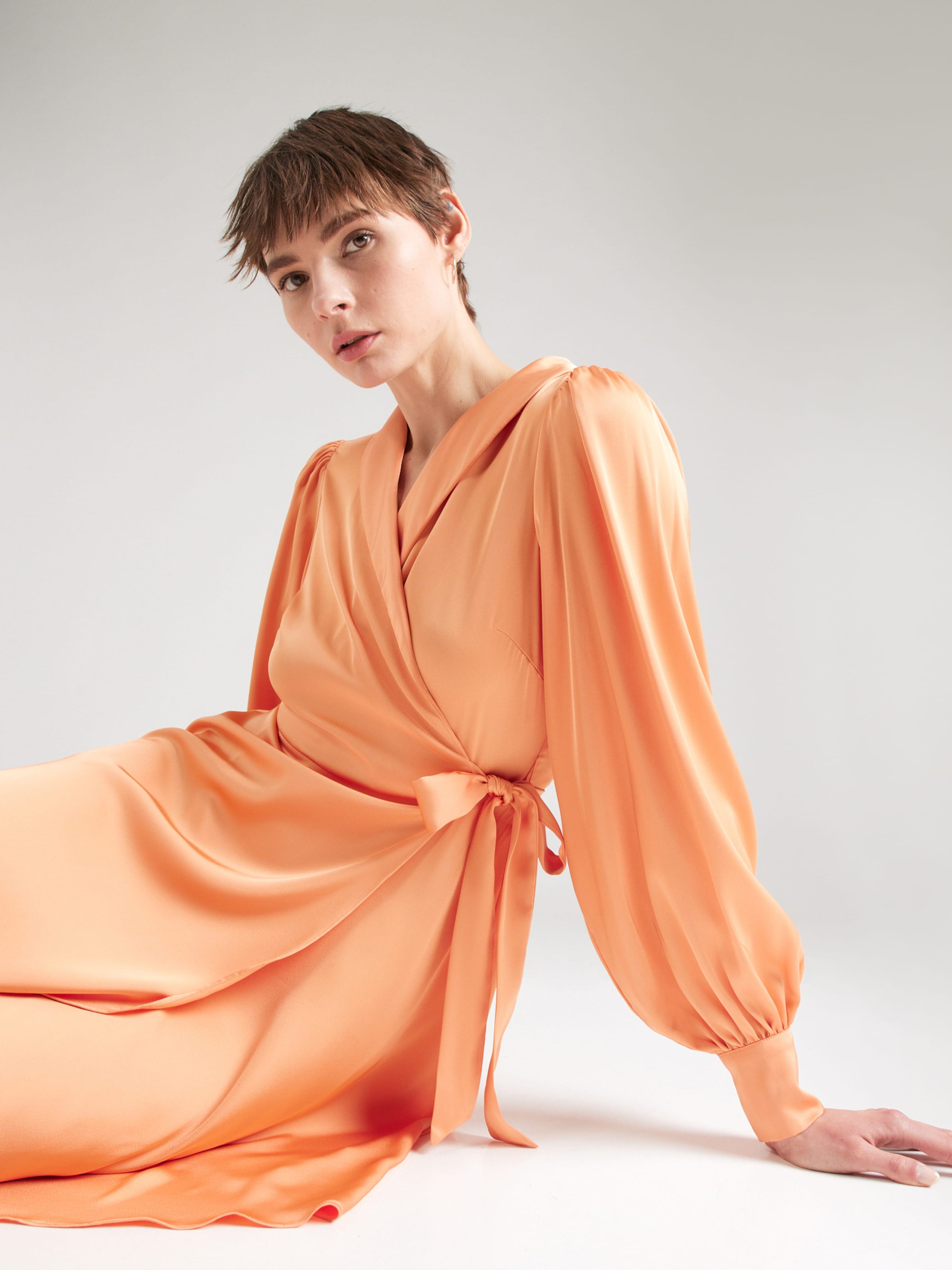 Orange pastel dress deals