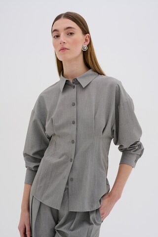 My Essential Wardrobe Blouse 'Nanna' in Grey: front