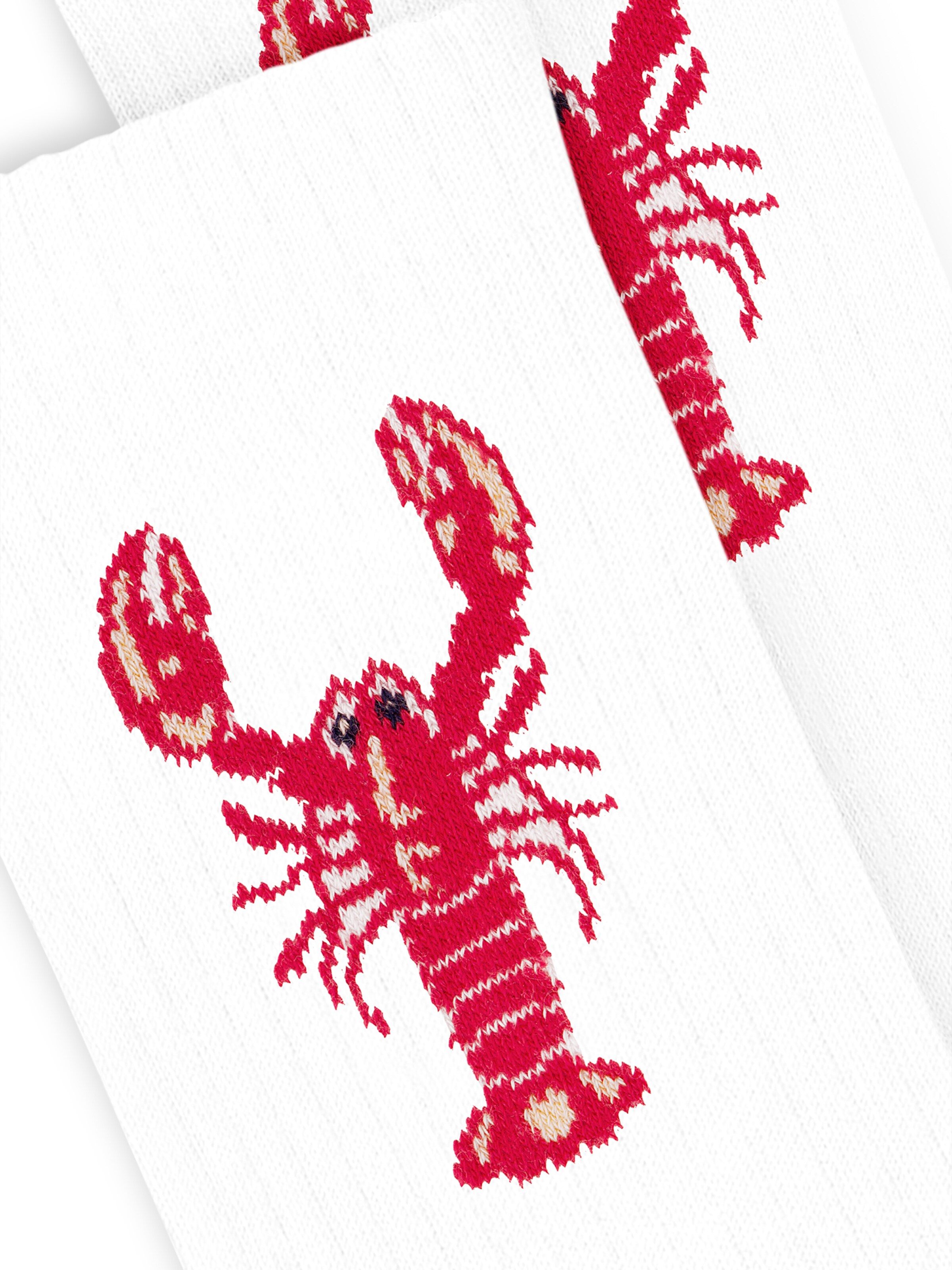 A-dam Socks 'White Lobster' in White
