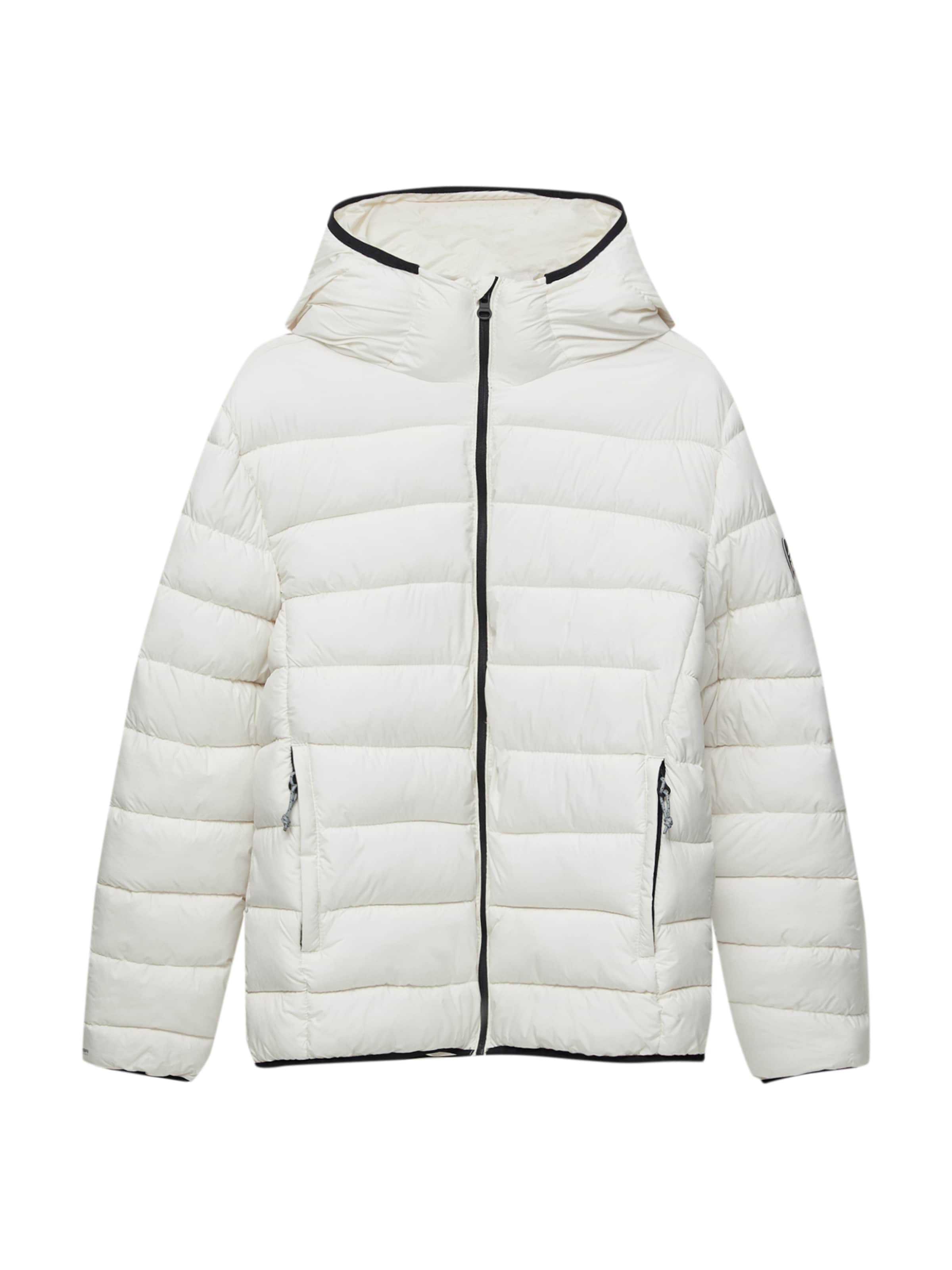 Pull and bear white jacket clearance