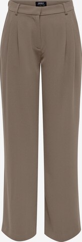 Loosefit Pantalon à pince 'GRY' ONLY en marron : devant